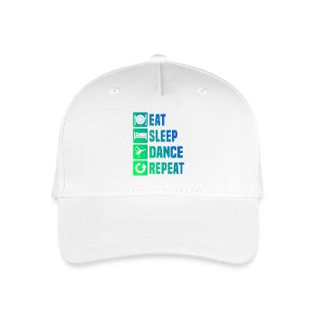 Gift idea for a breakdancer with street dance - Organic Kids’ Baseball Cap - white - Front
