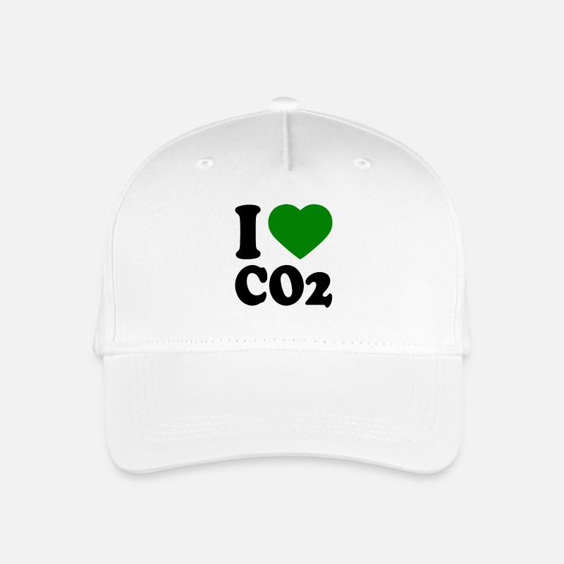I love co2 - Casquette de baseball bio Enfant - blanc
