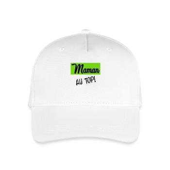 MOM - Organic Kids’ Baseball Cap - white - Front