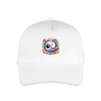 Nashorn Billy - Kinder Bio Basecap - Weiß - Vorne