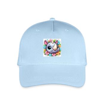 Rhino Billy - Organic Kids’ Baseball Cap - light blue - Front