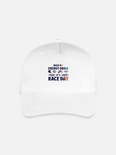 Dirtbike Rider Race Race Day MX Motocross - Kinder Bio Basecap - Weiß