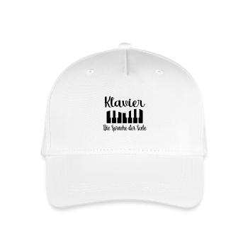 Piano Pianist Language of the Soul Piano - Organic Kids’ Baseball Cap - white - Front