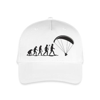 evolution paragliding - Kinder Bio Basecap - Weiß - Vorne
