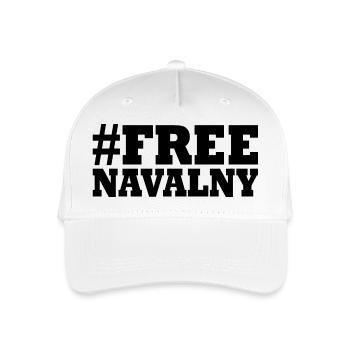free Navalny - Kinder Bio Basecap - Weiß - Vorne