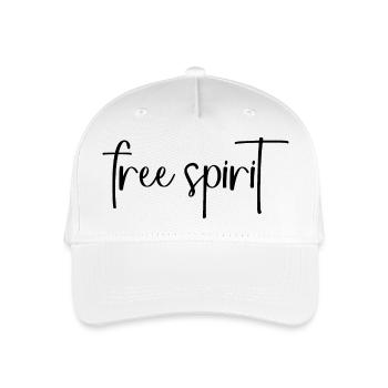 Free Spirit - Organic Kids’ Baseball Cap - white - Front