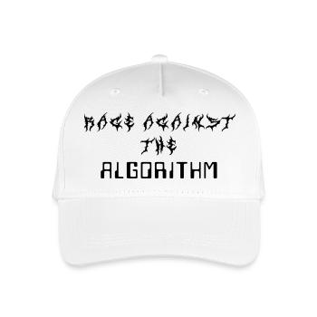 Rage against the Algorithm - Kinder Bio Basecap - Weiß - Vorne