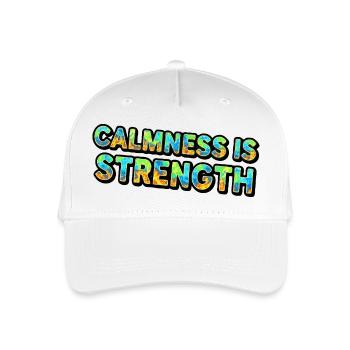 Le calme est la force Tie-Dye - Casquette de baseball bio Enfant - blanc - Devant