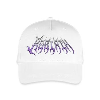 Renaissance - texte chromé en métal froid - Casquette de baseball bio Enfant - blanc - Devant