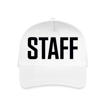 Staff Emblem - Kinder Bio Basecap - Weiß - Vorne
