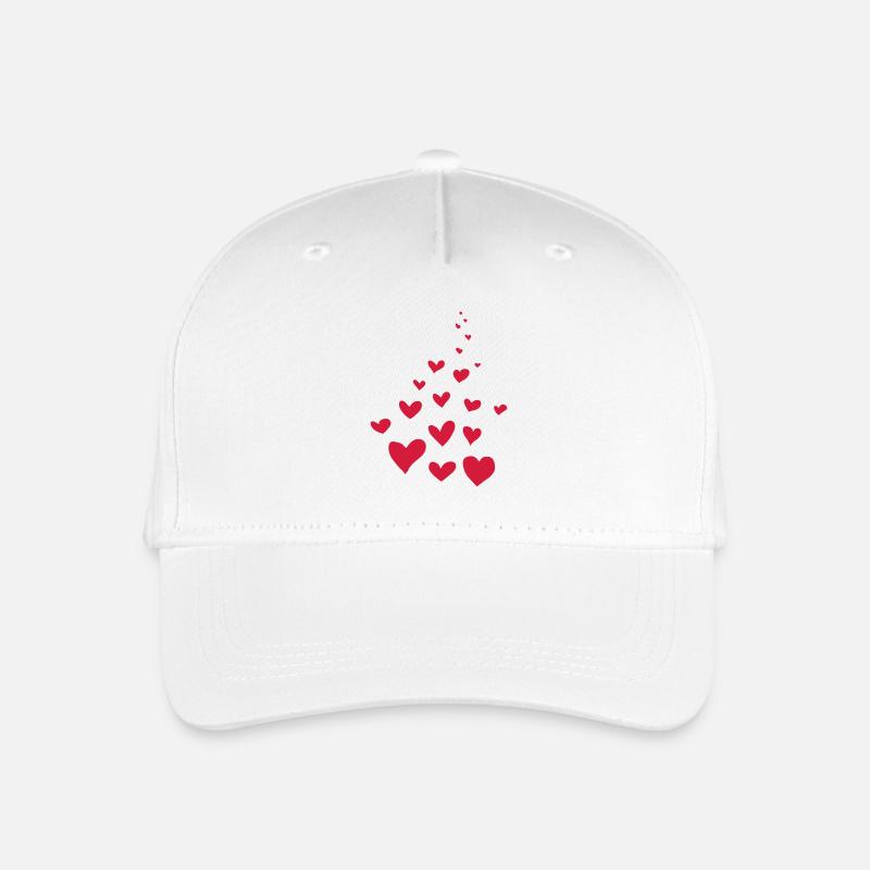 hearts - Kinder Bio Basecap - Weiß