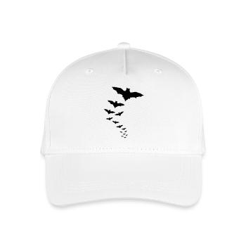 bat - Organic Kids’ Baseball Cap - white - Front
