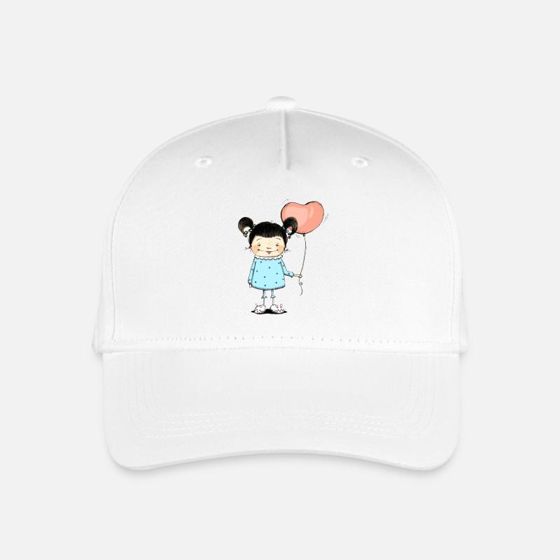 Marie - Kinder Bio Basecap - Weiß