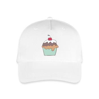 Cupcake - Kinder Bio Basecap - Weiß - Vorne