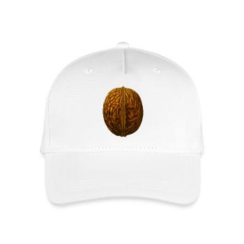 walnuts walnuss veggie gemuese fruits10 - Kinder Bio Basecap - Weiß - Vorne