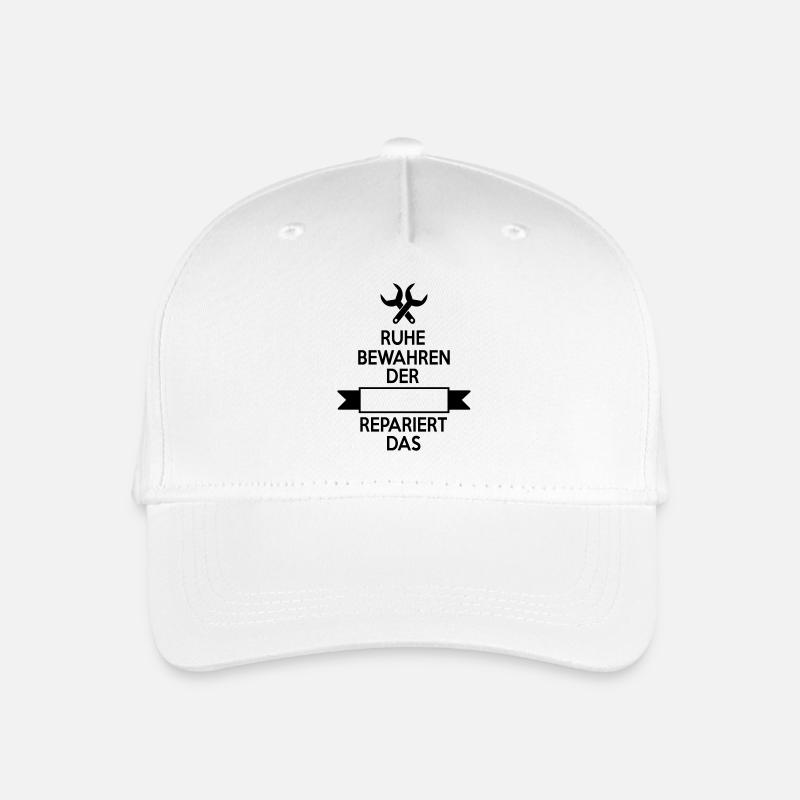 Mechaniker - Kinder Bio Basecap - Weiß