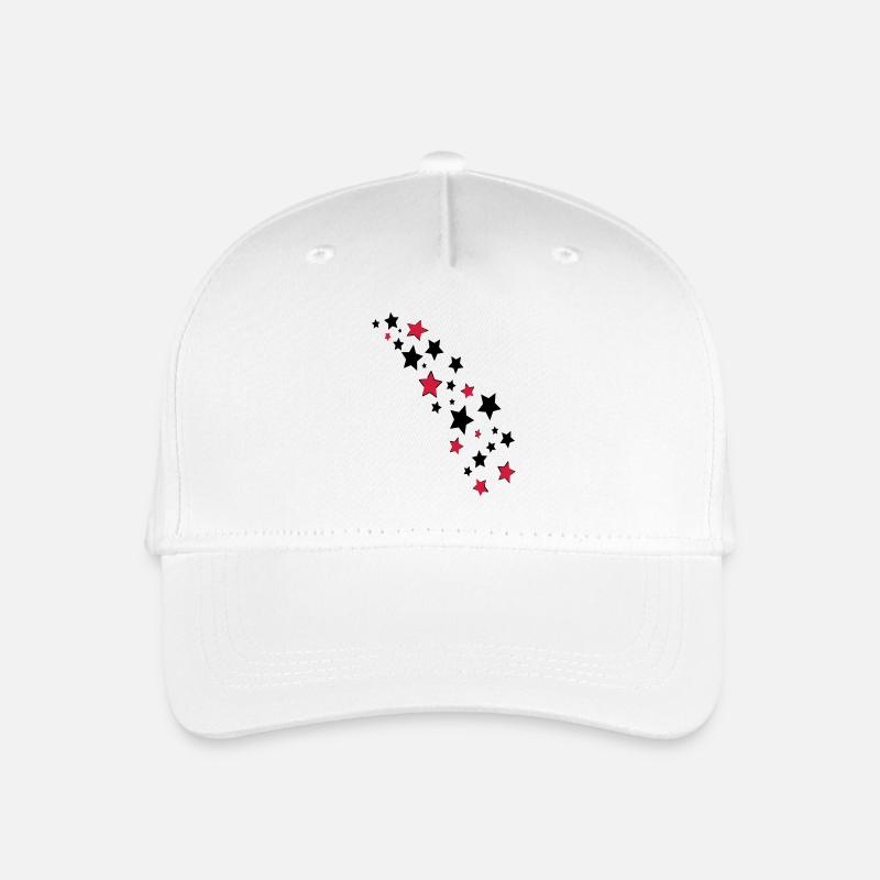 étoiles errant - Casquette de baseball bio Enfant - blanc