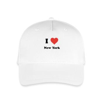 I Love New York - Kinder Bio Basecap - Weiß - Vorne