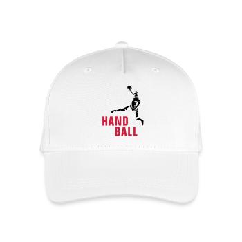 handball_122012_b_2c - Kinder Bio Basecap - Weiß - Vorne