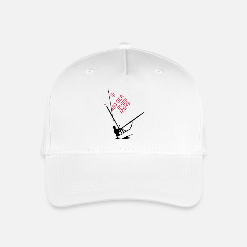 Opti sailing - Kinder Bio Basecap - Weiß