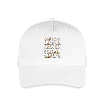 Hühner Farm - Kinder Bio Basecap - Weiß - Vorne