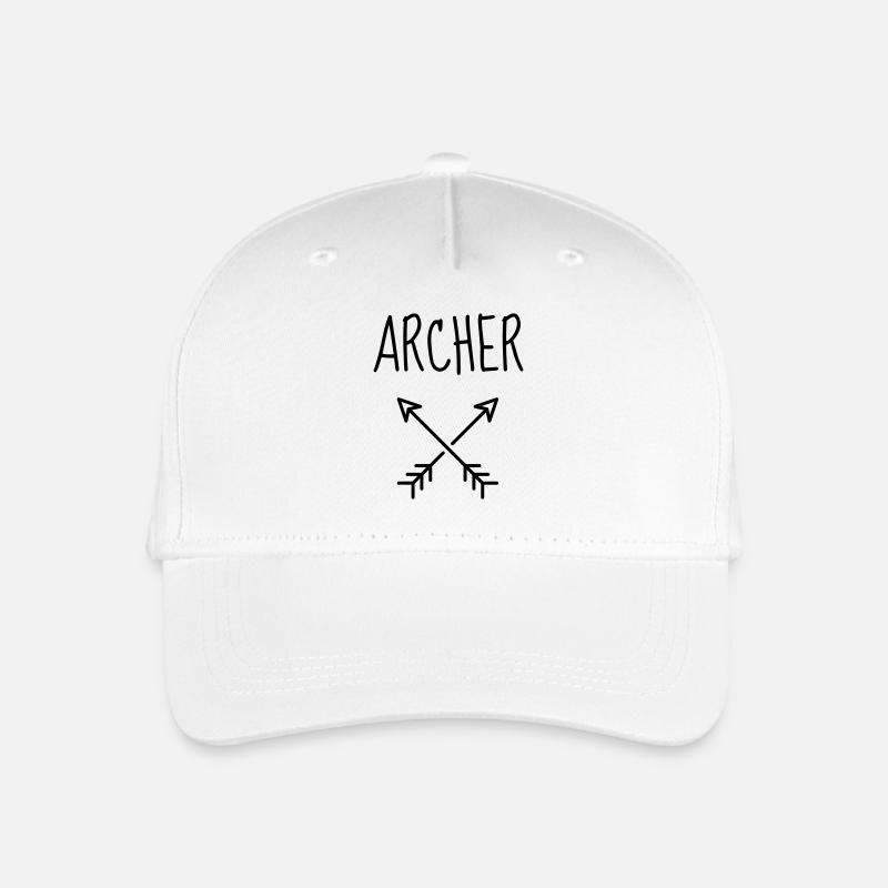 Bogenschießen Bogenschütze Sport Sportler Spieler - Kinder Bio Basecap - Weiß