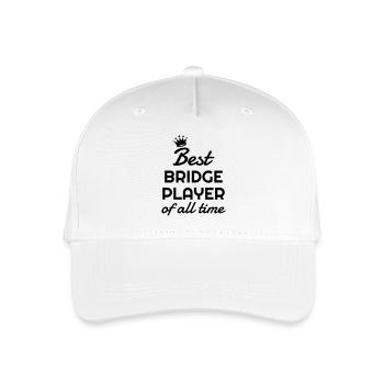 Bridge / Kartenspiel / Brettspiel / Whist - Kinder Bio Basecap - Weiß - Vorne