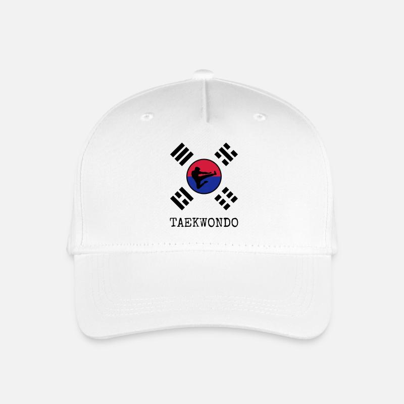 Taekwondo Taekwondoin Tae-Kwon-Do Tae Kwon Do - Kinder Bio Basecap - Weiß