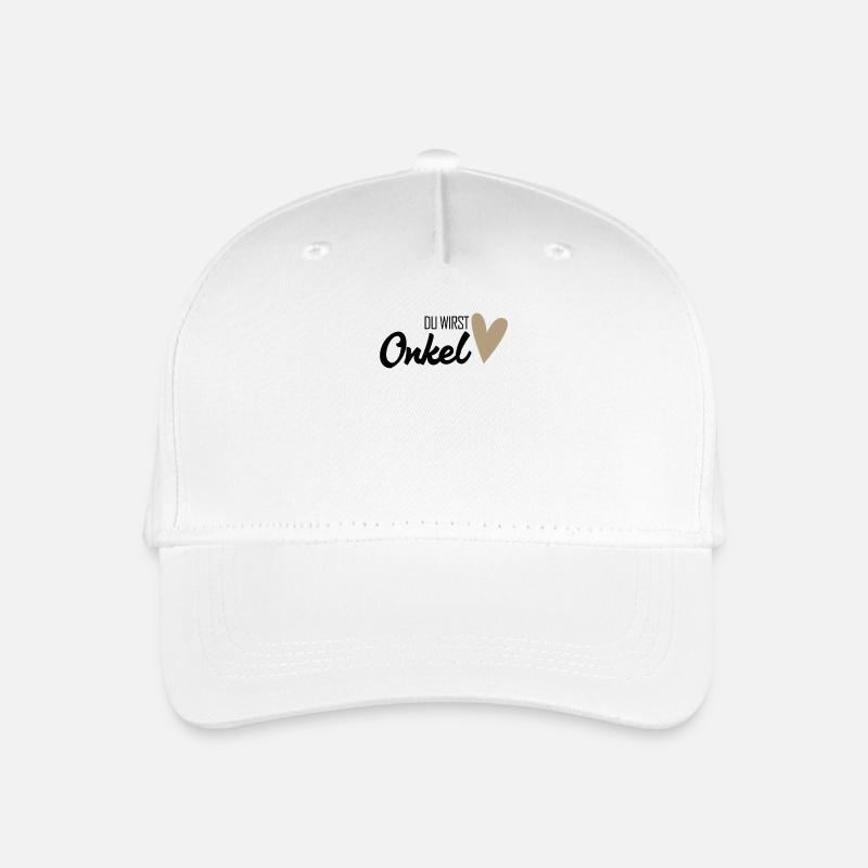 Onkel - Onkel werden - Kinder Bio Basecap - Weiß