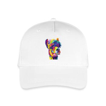 Daring Rainbow Llama - Organic Kids’ Baseball Cap - white - Front