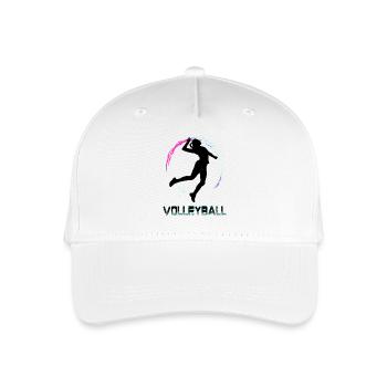 Volleyball - Kinder Bio Basecap - Weiß - Vorne