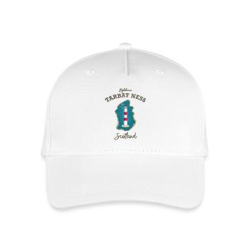 Scotland ,Lighthouse, Tarbat Ness, North Sea - Organic Kids’ Baseball Cap - white - Front