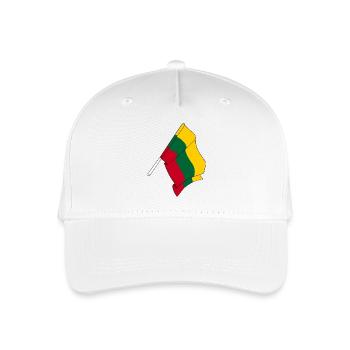Drapeau Lituanie - Casquette de baseball bio Enfant - blanc - Devant