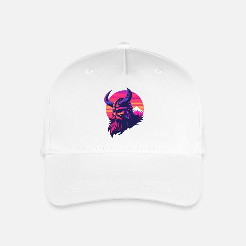 Viking synthwave 3 - Casquette de baseball bio Enfant - blanc