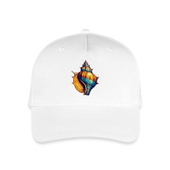 Muschel - Kinder Bio Basecap - Weiß - Vorne