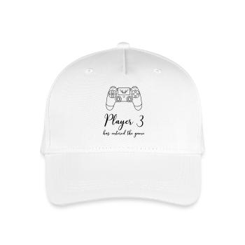 Babyparty, Jungsmama, Nachwuchs - Kinder Bio Basecap - Weiß - Vorne