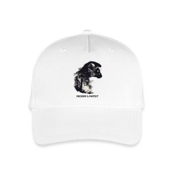 Preserve & Protect Lemur Katta Madagaskar Lemuren - Kinder Bio Basecap - Weiß - Vorne