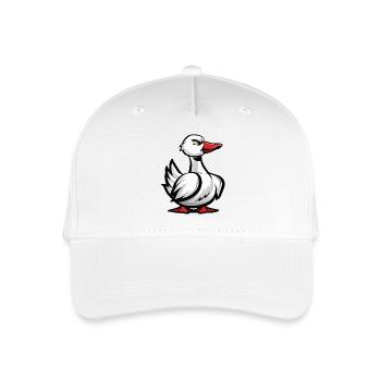 ente - Kinder Bio Basecap - Weiß - Vorne