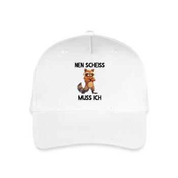 Raccoon Raccoon Forest Nature Nen shit I have to - Organic Kids’ Baseball Cap - white - Front