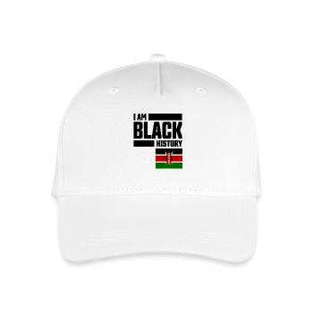 Mois de l’histoire des Noirs - Casquette de baseball bio Enfant - blanc - Devant