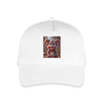 super cute Australian animal Tasmanian Devil - Organic Kids’ Baseball Cap - white - Front