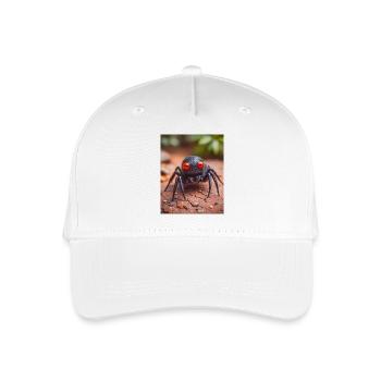 super süße australische Tier Redback Spinne - Kinder Bio Basecap - Weiß - Vorne
