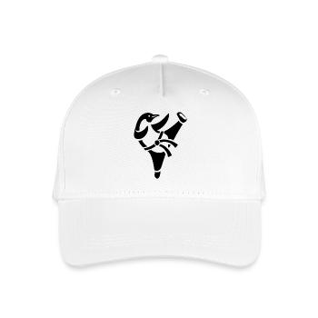 Penguin Karate Martial Arts Martial Arts Silhouette - Organic Kids’ Baseball Cap - white - Front