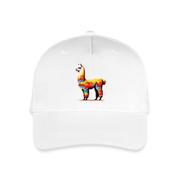 Alpaca - Organic Kids’ Baseball Cap - white - Front