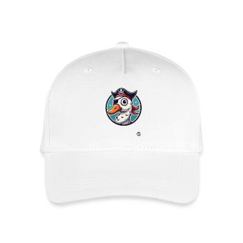 Oie pirate avec cache-œil - Casquette de baseball bio Enfant - blanc - Devant