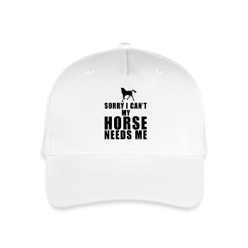 Horse Sport Dressage Show Jumping - Organic Kids’ Baseball Cap - white - Front