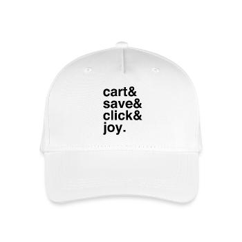 Offre d’achat intelligente Bonheur Panier Joie - Casquette de baseball bio Enfant - blanc - Devant