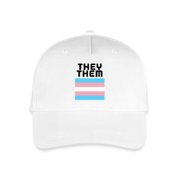 Sie Sie trans - Kinder Bio Basecap - Weiß - Vorne