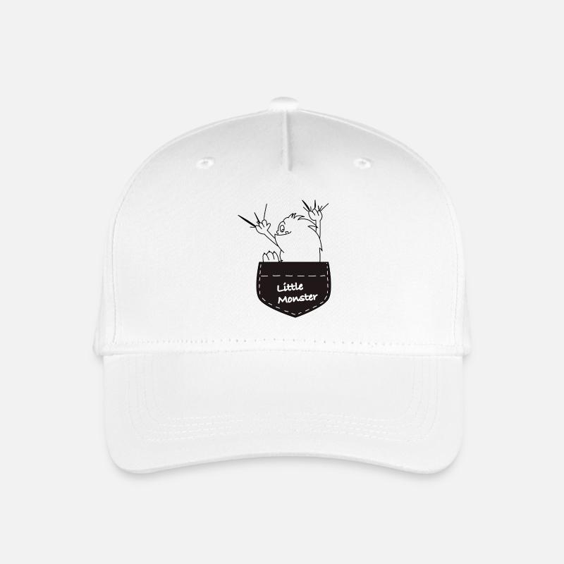 Monstre - Casquette de baseball bio Enfant - blanc