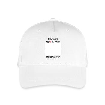 18e anniversaire de MEiN Vous en souvenez-vous ? Collage - Casquette de baseball bio Enfant - blanc - Devant